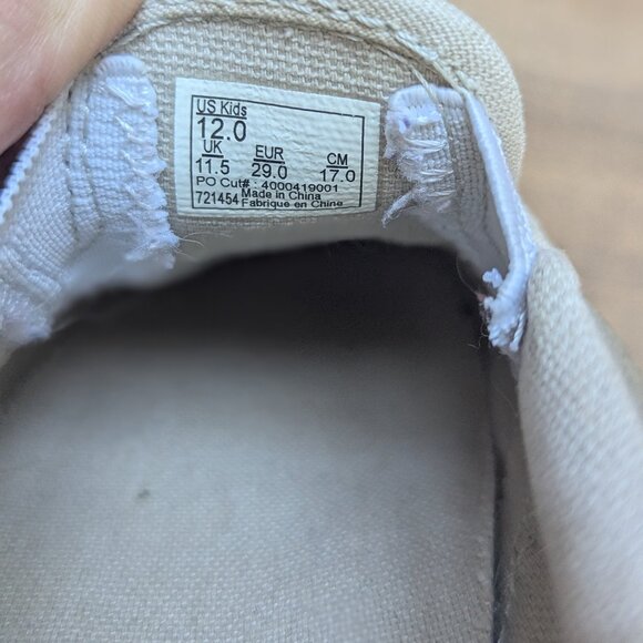 VANS Classic Leather Metallic Slip-Ons - Size 12 Little Kid - Picture 6 of 8